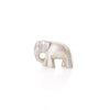 Brushed Silver Elephant Small 5 cm