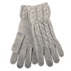 Aran Cable Glove - Slate