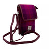 Mini Crossbody Bag - Purple Check