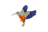 Indulgence - Kingfisher Brooch