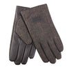 Heritage Tweed Mens Gloves - Grey Herringbone - Gift Box