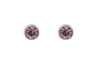Indulgence - Pink Diamante Stud Earrings 0704