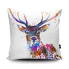 Cushion - Splatter Rainbow Stag