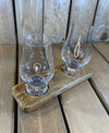 Twin Whisky Glass Base Set