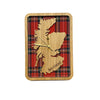 Medium Framed Scotland Map Clock - Royal Stewart