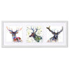 Stag Family -  Triptych