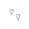 Glenna - Eternal Heart Stud Earrings