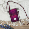 Mini Crossbody Bag - Purple Check