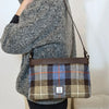 Large Shoulder Bag - Blue/Brown Check