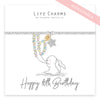 Life Charms - Rosey Rabbits - Happy Birthday 16