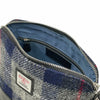 Square Shoulder Bag - Blue Check