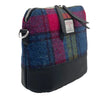 Square Shoulder Bag - Blue/Pink Check