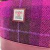 Square Shoulder Bag - Purple Check