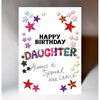 Tartan Words Card Daughter