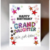 Tartan Words Card Granddaughter