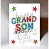 Tartan Words Card Grandson
