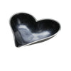 Brushed Black Heart Dish Small 11cm