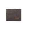 Tweed Wallet - Grey Herringbone Tweed