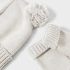 Baby Hat And Mittens - Off White