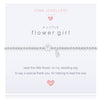 Joma Jewellery - Children's a little Flower Girl Bracelet