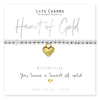 Life Charms - Have A Heart of Gold Bracelet