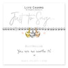 Life Charms - You're Worth It Hearts Bracelet