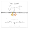 Life Charms - I Wanted To Say Congratulations Bracelet