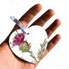 Heart Ceramic Decoration - Thistle