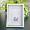 **PEBBLE ART - A4 WHITE - It takes hands to build a house but only hearts can build a home