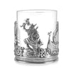 This specific design consists of a beautiful Viking design showing a Viking warrior and longboat clinging to the glass. 